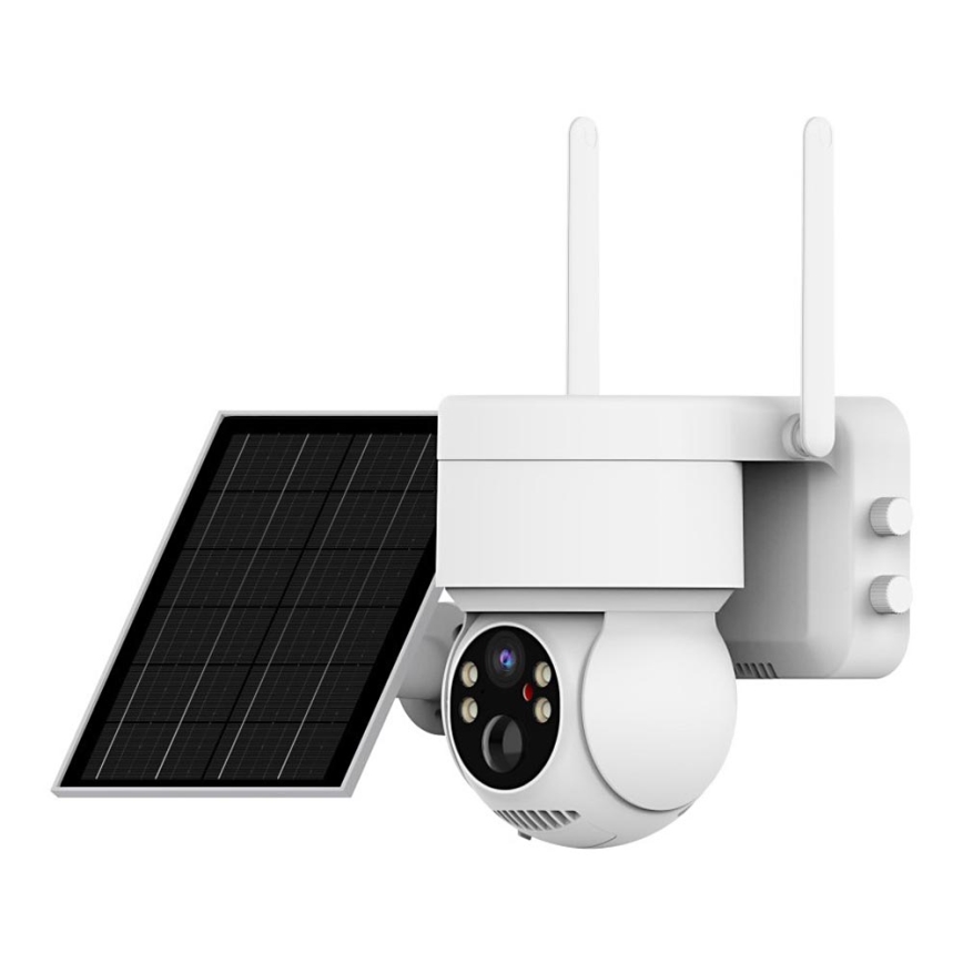 Immax NEO 07803L - Câmara solar inteligente para exterior com sensor SENTRY 6000 mAh Wi-Fi Tuya IP65