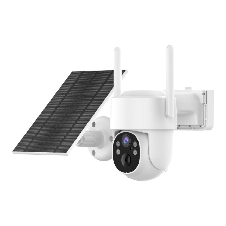 Immax NEO 07804L - Câmara solar inteligente para exterior com sensor 9000 mAh Wi-Fi Tuya IP65