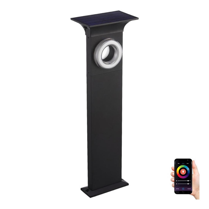Immax NEO 07904L - Candeeiro solar LED RGB+CW/W com regulação ANEL LED/2W/5V IP54 Tuya