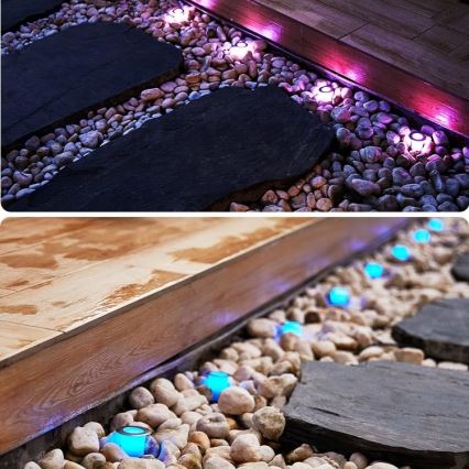 Immax NEO 07905L - Iluminação solar LED RGB com regulação ESTRELAS 8xLED/0,25W/5V IP65 Tuya