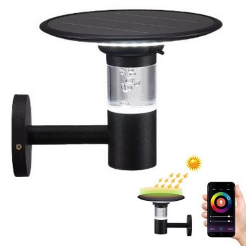 Immax NEO 07907L - Iluminação de parede solar LED RGB+CW/W com regulação BUBBLES LED/2W/5,5V IP54 Tuya