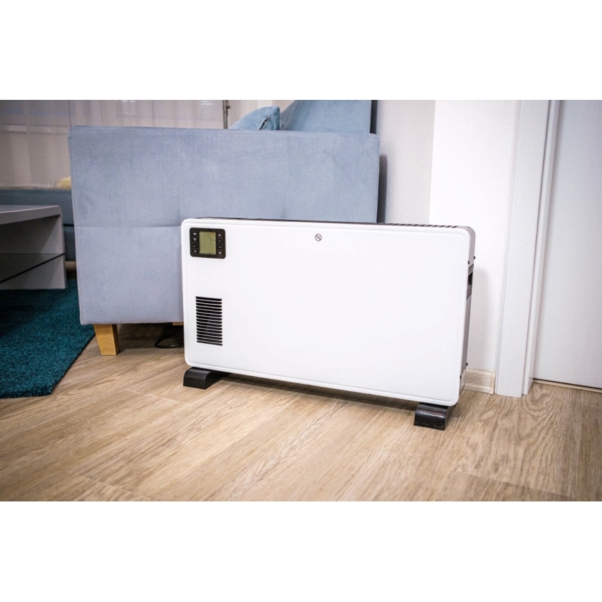 Immax NEO 07760L - Aquecedor para convector elétrico 1000/1300/2300W LCD/timer/TURBO/termostato Wi-Fi Tuya + CR