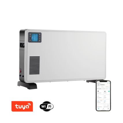 Immax NEO 07760L - Aquecedor para convector elétrico 1000/1300/2300W LCD/timer/TURBO/termostato Wi-Fi Tuya + CR