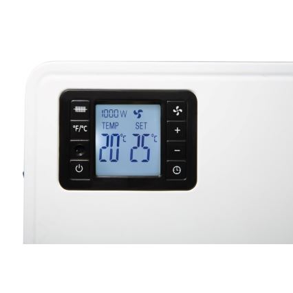 Immax NEO 07760L - Aquecedor para convector elétrico 1000/1300/2300W LCD/timer/TURBO/termostato Wi-Fi Tuya + CR