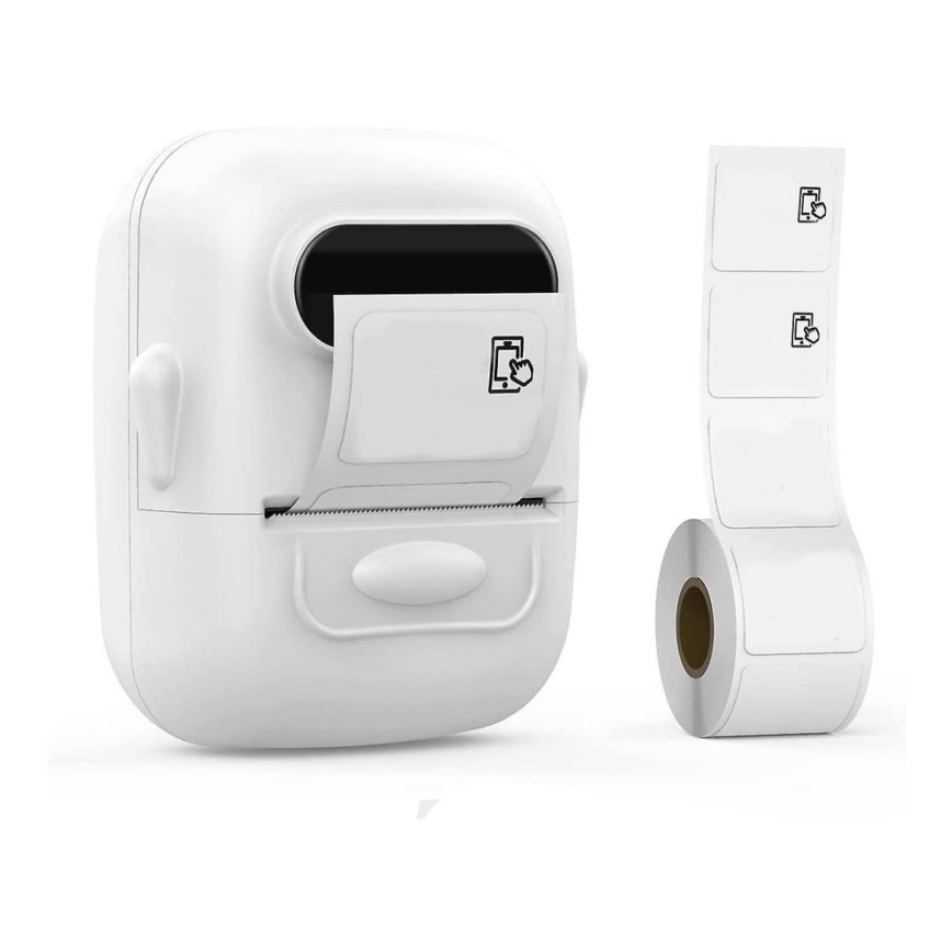 Impressora de etiquetas digital USB-C + etiquetas autocolantes 40x30mm