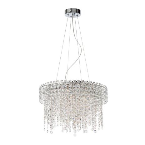 Incanti ITV PR6 10 60 - Candelabro suspenso de cristal TREVI 6xGU10/50W/230V