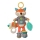 Infantino - Brinquedo de peluche com acessório para morder 30 cm raposa