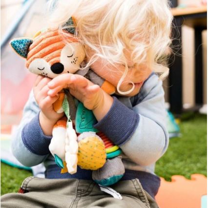 Infantino - Brinquedo de peluche com acessório para morder 30 cm raposa
