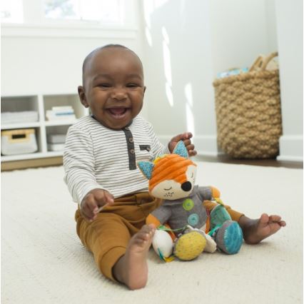 Infantino - Brinquedo de peluche com acessório para morder 30 cm raposa