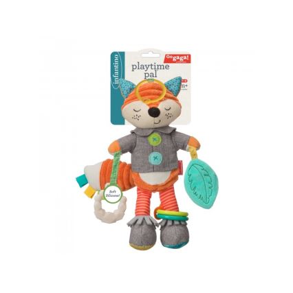Infantino - Brinquedo de peluche com acessório para morder 30 cm raposa