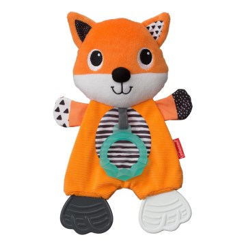 Infantino - Brinquedo de peluche com acessório para morder raposa