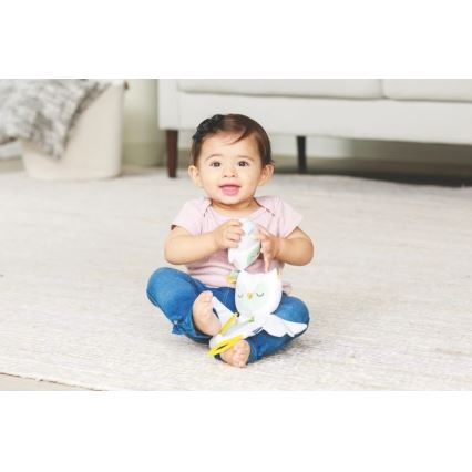Infantino - Candeeiro noturno com um brinquedo brilhante de peluche Owl