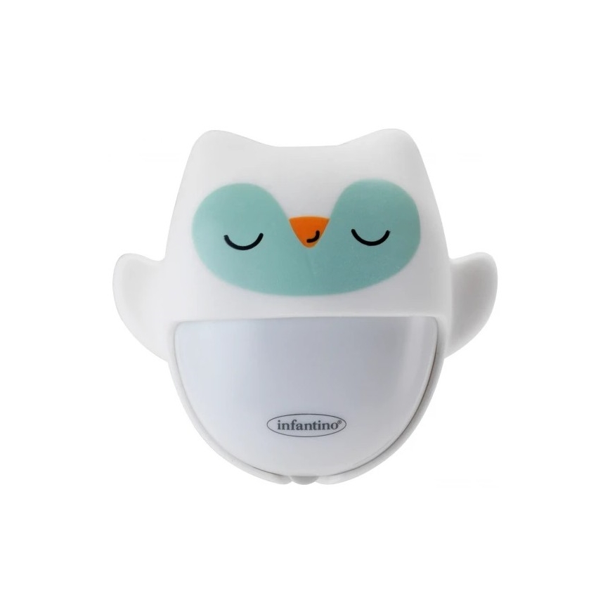 Infantino - Candeeiro noturno com um brinquedo brilhante de peluche Owl