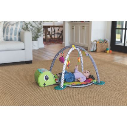 Infantino - Cobertor de criança para brincar com um trapézio 3em1