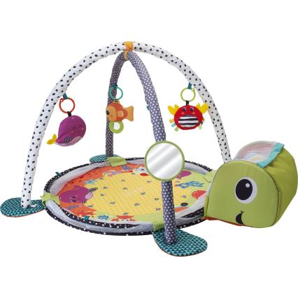 Infantino - Cobertor de criança para brincar com um trapézio 3em1