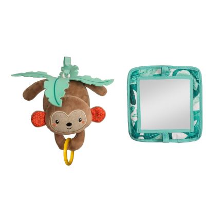 Infantino - Cobertor infantil para brincar com um trapézio 4em1 Zoo
