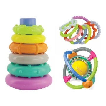 Infantino - Conjunto de brinquedos BOX OF CHEER