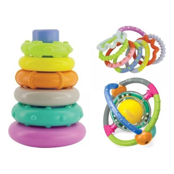 Infantino - Conjunto de brinquedos BOX OF CHEER
