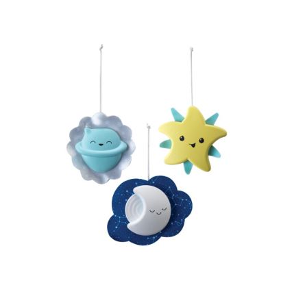 Infantino - Mobile de berço com melodia 3em1 3xAA verde