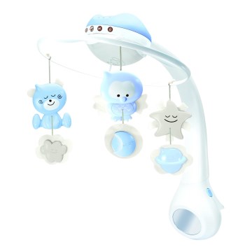 Infantino - Mobile de berço com melodia 3em1 3xAAA azul