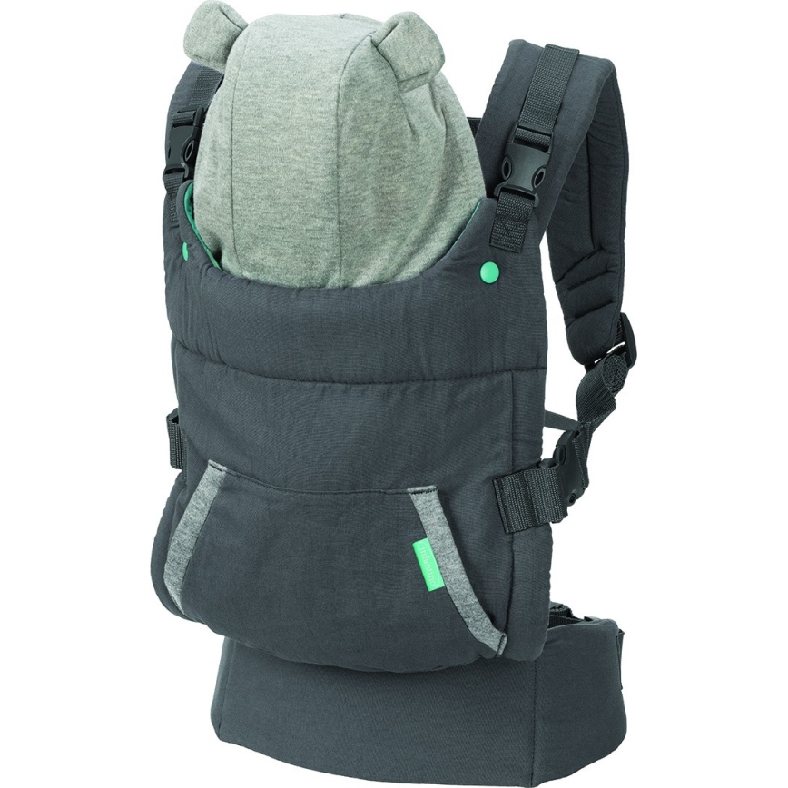 Infantino - Porta-bebés CUDDLE UP verde
