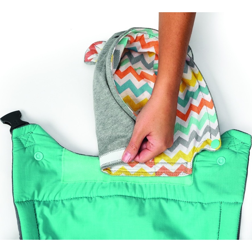 Infantino - Porta-bebés CUDDLE UP verde