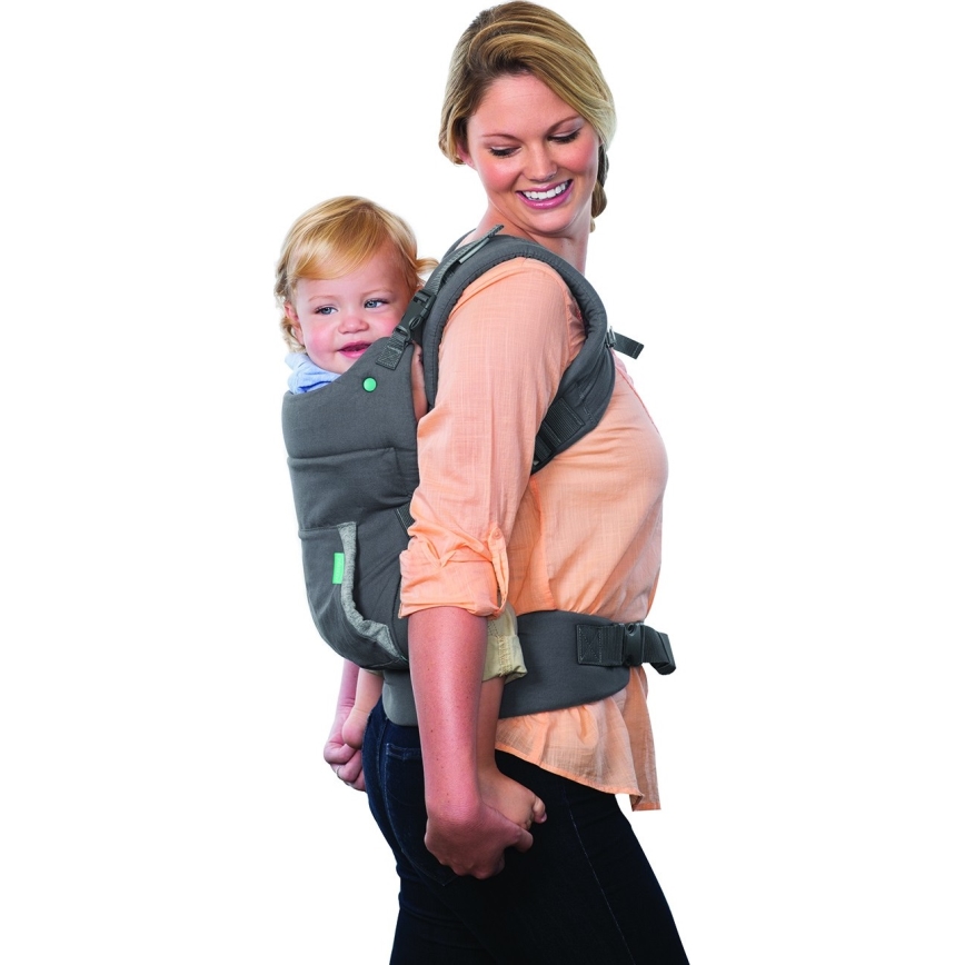 Infantino - Porta-bebés CUDDLE UP verde