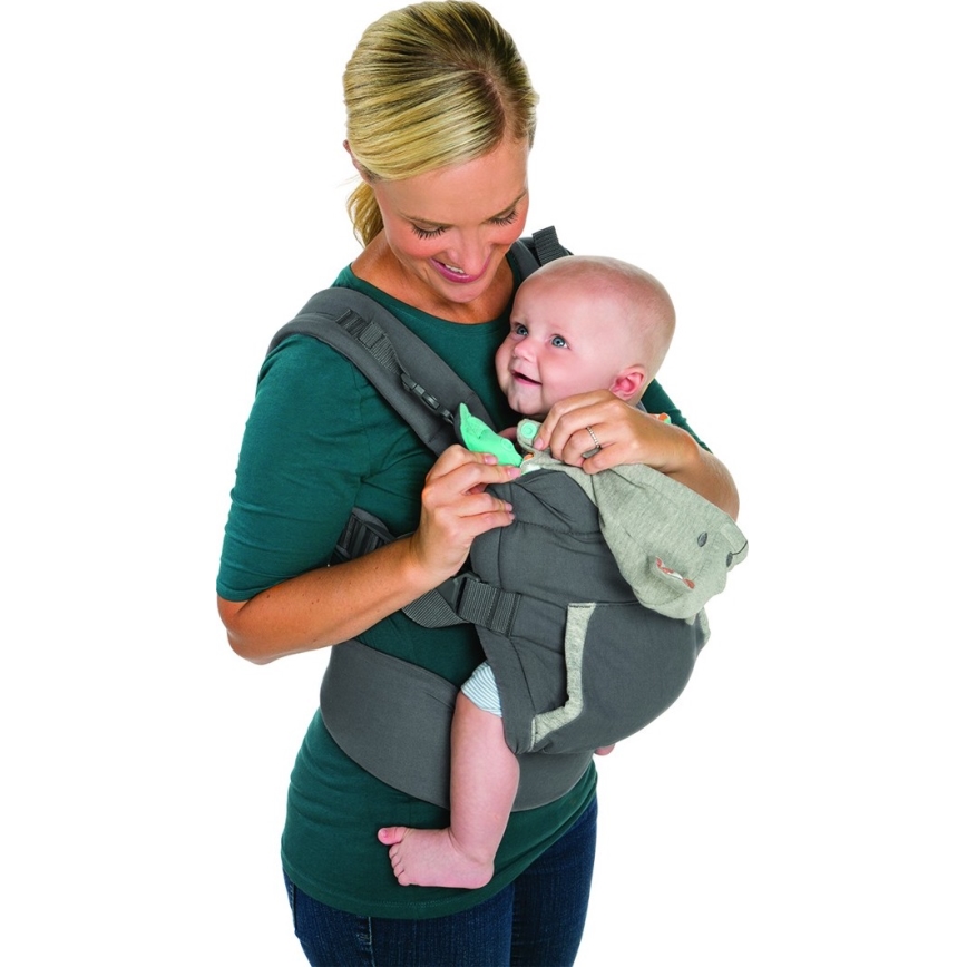 Infantino - Porta-bebés CUDDLE UP verde