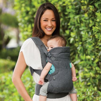 Infantino - Porta-bebés FLIP ADVANCED 4em1 cinzento escuro