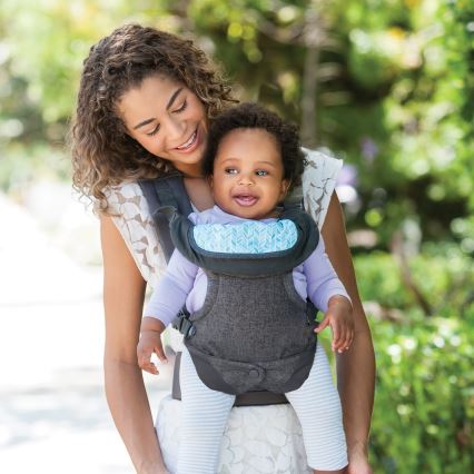 Infantino - Porta-bebés FLIP ADVANCED 4em1 cinzento escuro