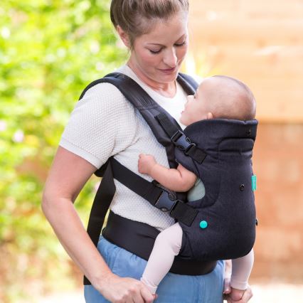 Infantino - Porta-bebés FLIP ADVANCED 4em1 preto