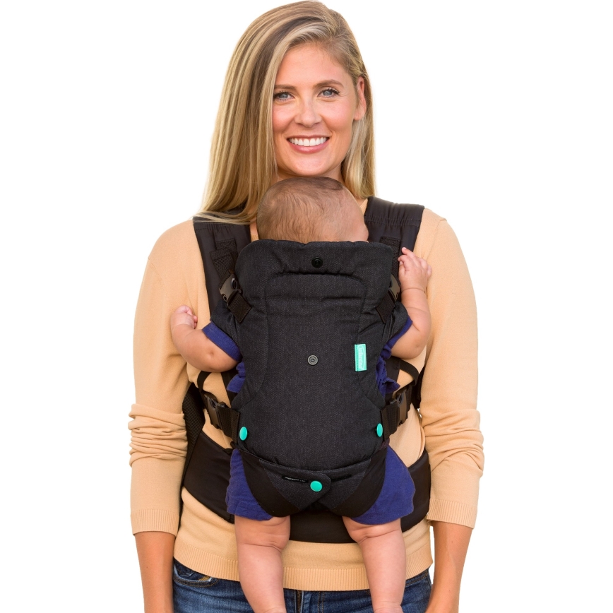 Infantino - Porta-bebés FLIP ADVANCED 4em1 preto