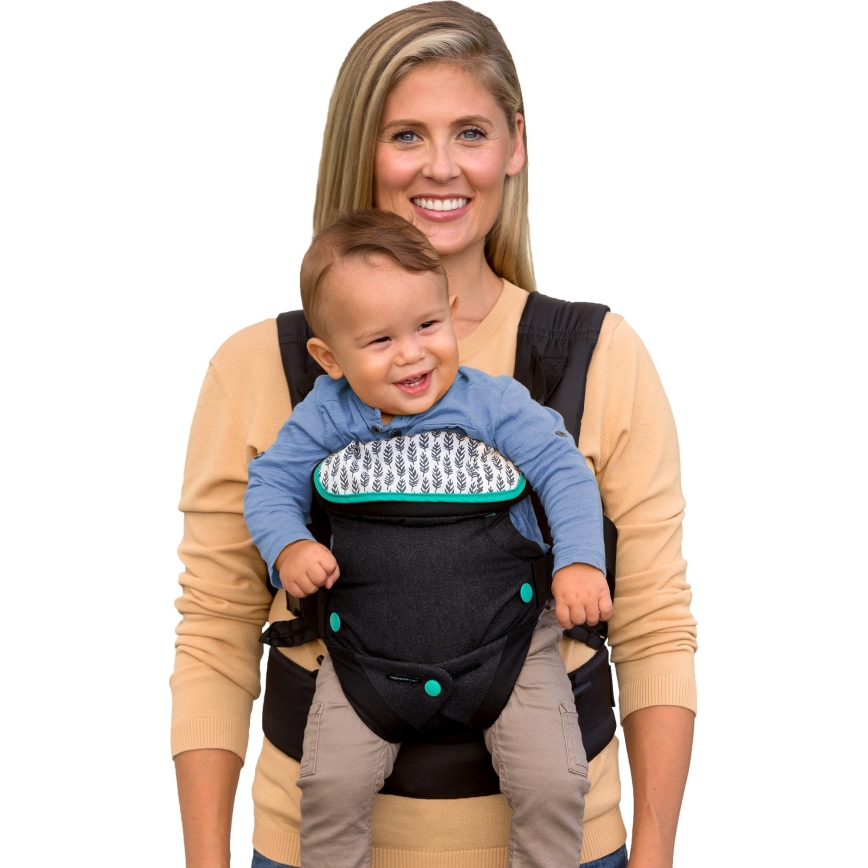 Infantino - Porta-bebés FLIP ADVANCED 4em1 preto