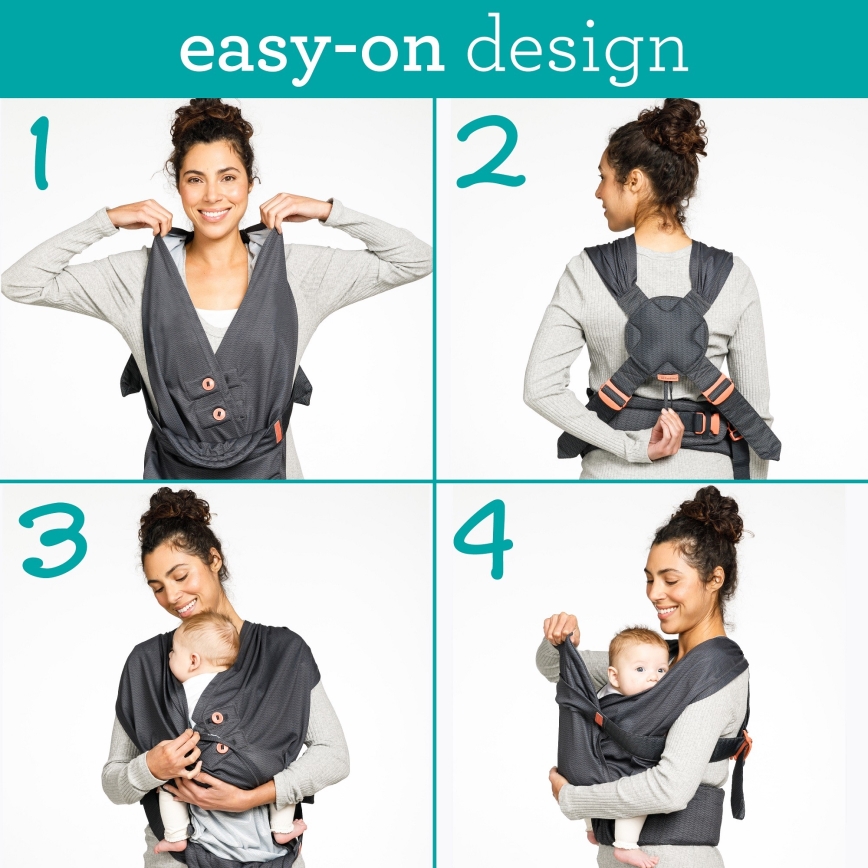 Infantino - Porta-bebés HUG&CUDDLE