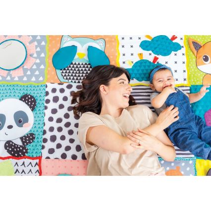 Infantino - Tapete de criança para brincar MAXI ZOO