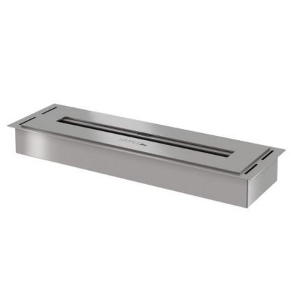 InFire - Incorporado Lareira BIO 5,5x50 cm 3kW cromado mate
