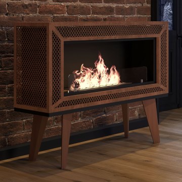 InFire - Lareira BIO 100x47 cm 3kW industrial