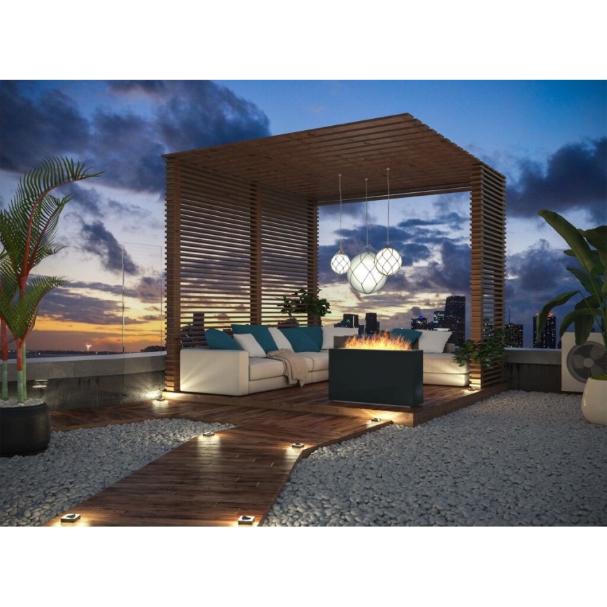 InFire - Lareira BIO 110x65 cm 3,5kW preto