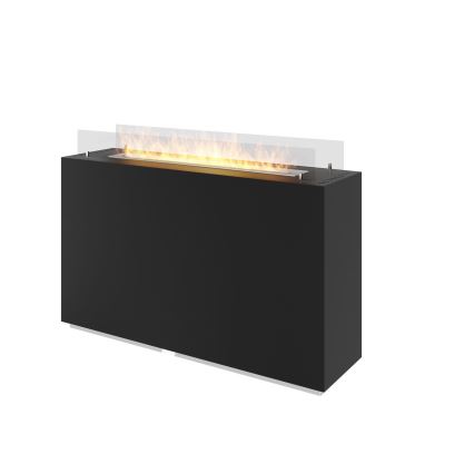 InFire - Lareira BIO 110x65 cm 3,5kW preto