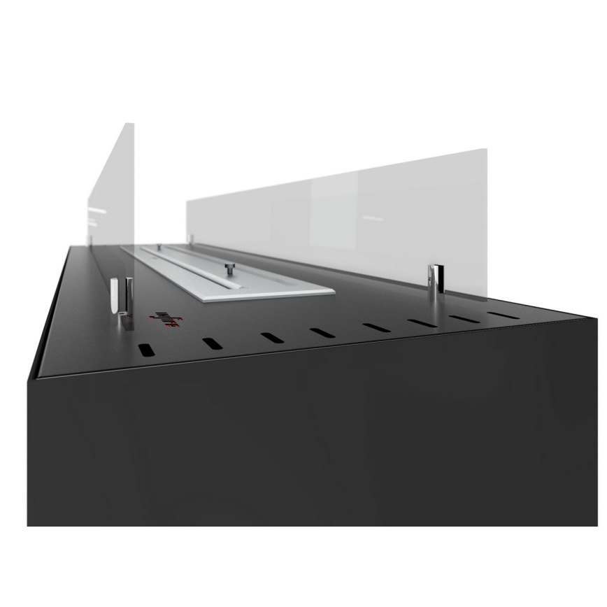 InFire - Lareira BIO 110x65 cm 3,5kW preto