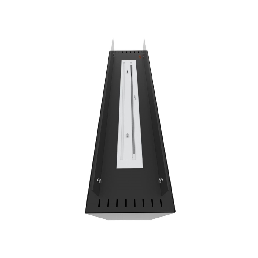 InFire - Lareira BIO 110x65 cm 3,5kW preto