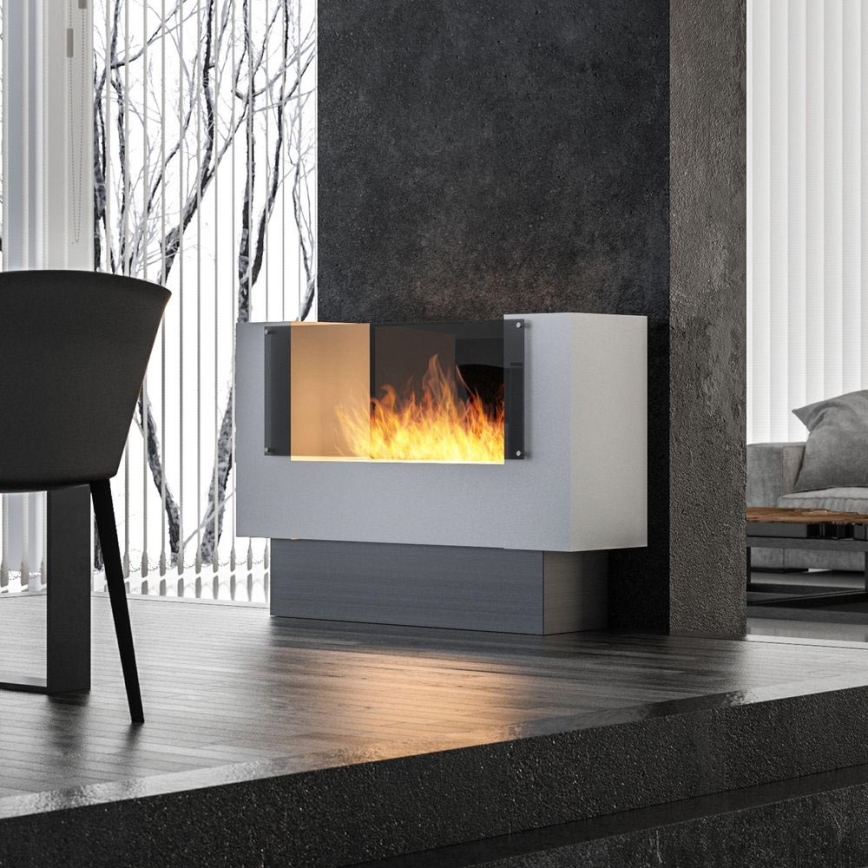 InFire - Lareira BIO 110x75 cm 3kW bifacial
