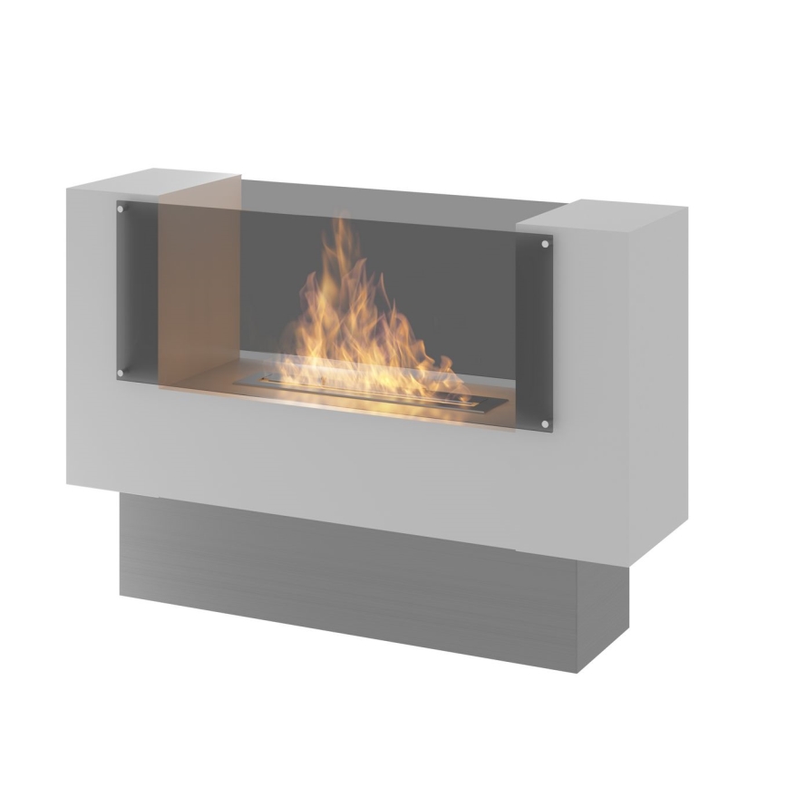 InFire - Lareira BIO 110x75 cm 3kW bifacial