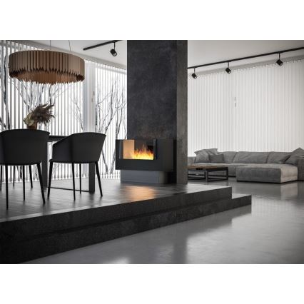InFire - Lareira BIO 110x75 cm 3kW bifacial