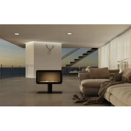 InFire - Lareira BIO 82,5x74,3 cm 3kW preto