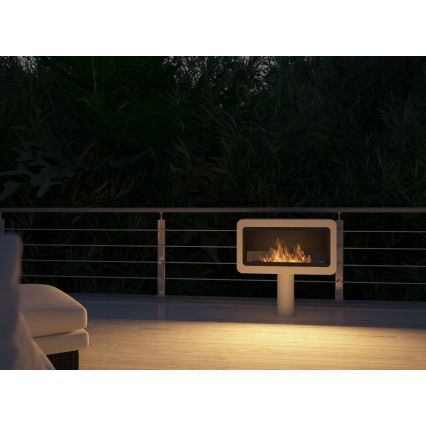 InFire - Lareira BIO 82,5x78 cm 3kW branco