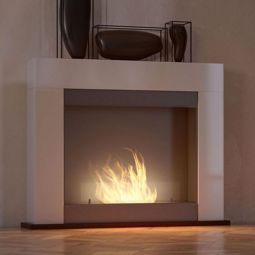 InFire - Lareira BIO 87,5x110 cm 3kW branco