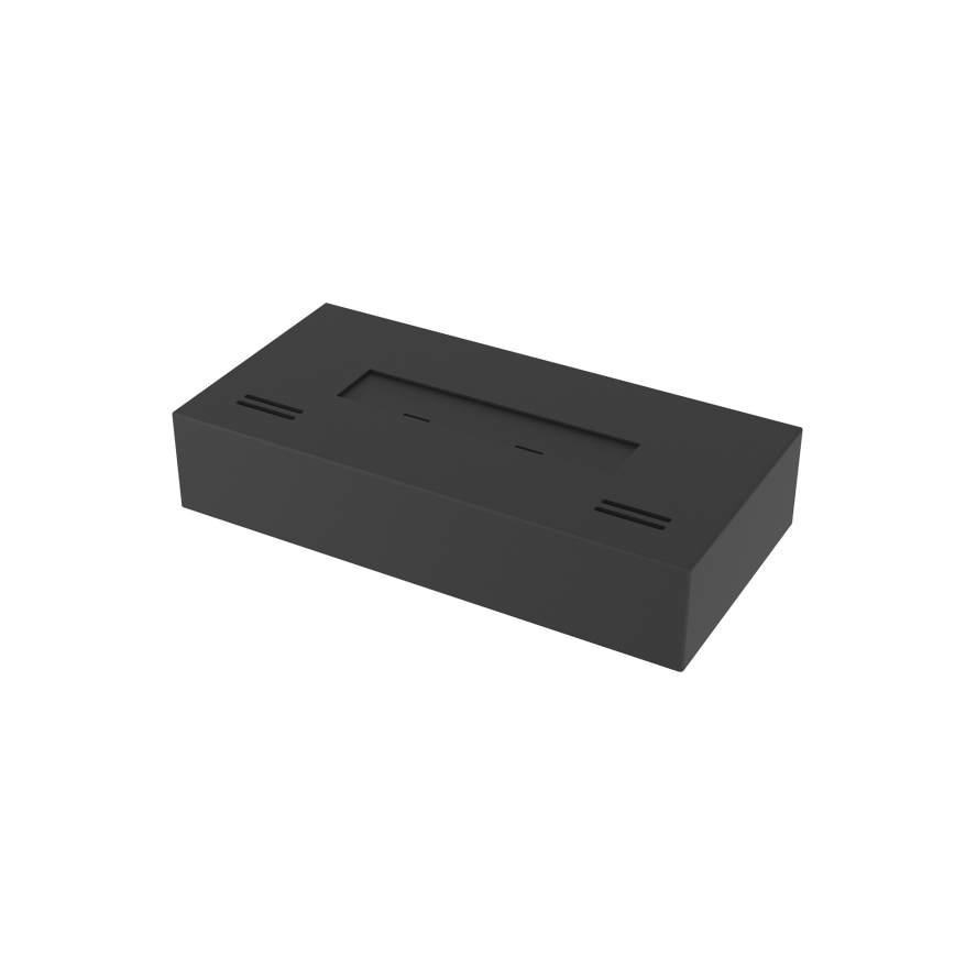 InFire - Lareira BIO 8x40 cm 3kW preto