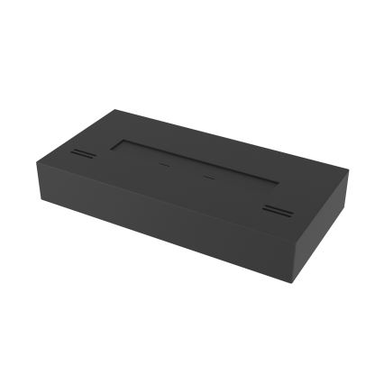 InFire - Lareira BIO 8x50 cm 3kW preto