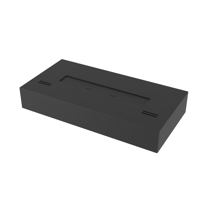 InFire - Lareira BIO 8x50 cm 3kW preto
